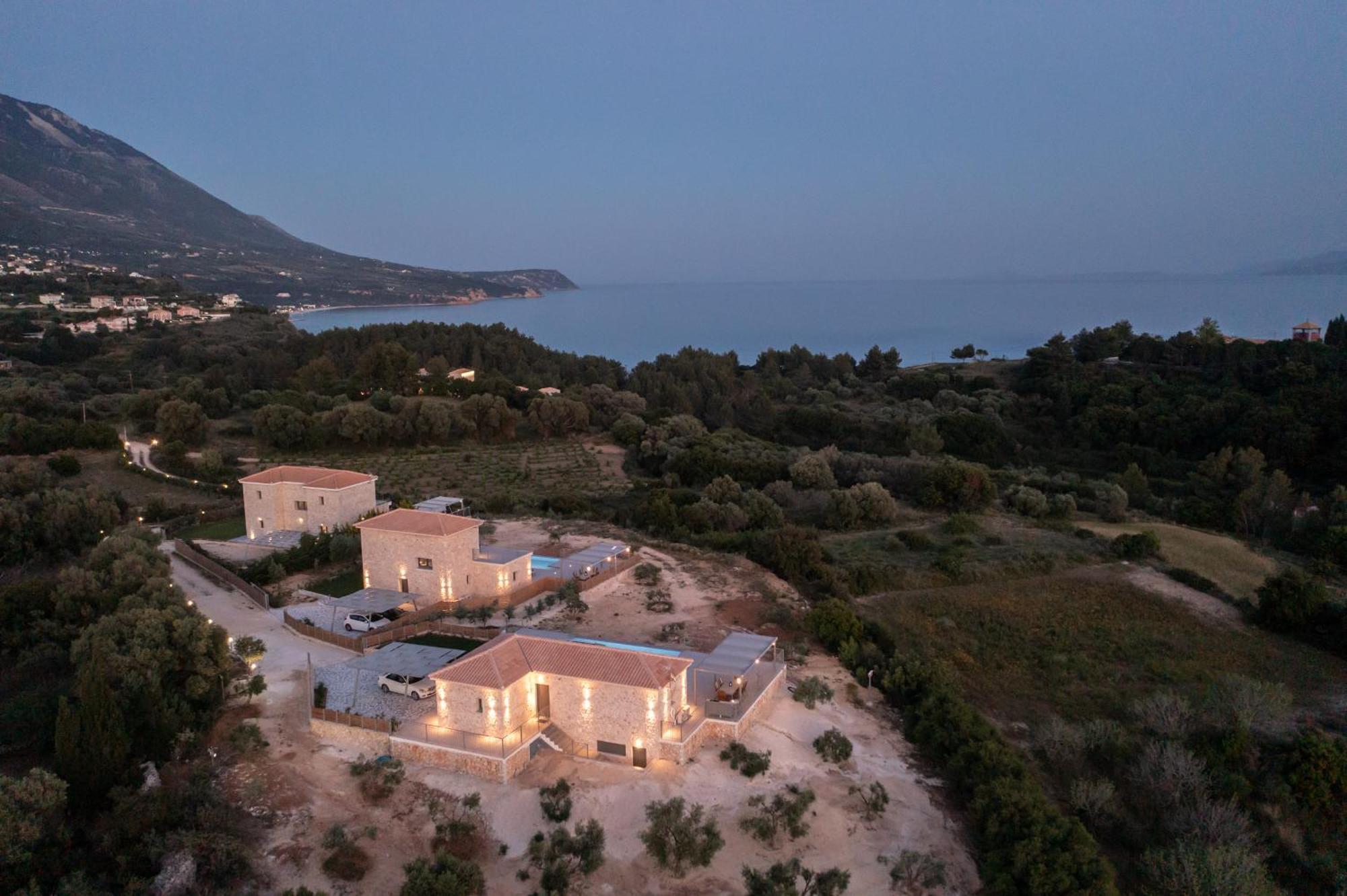 Kefalonia Stone Villas - Villa Petros Kefalonica Trapezaki  Extérieur photo
