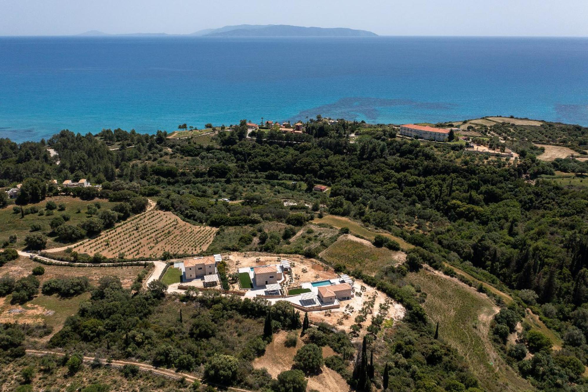 Kefalonia Stone Villas - Villa Petros Kefalonica Trapezaki  Extérieur photo