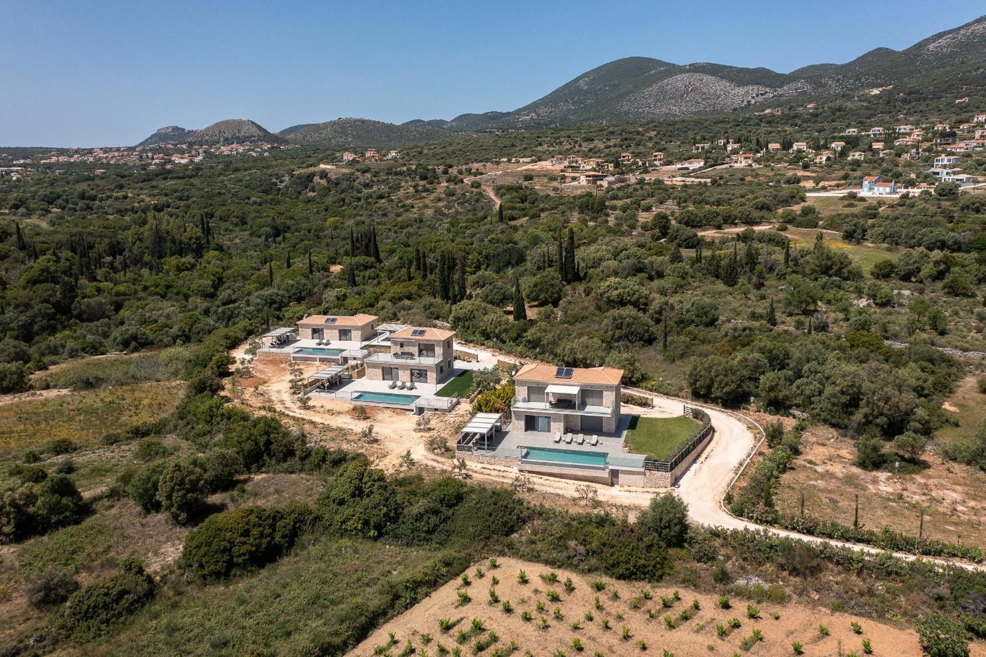 Kefalonia Stone Villas - Villa Petros Kefalonica Trapezaki  Extérieur photo
